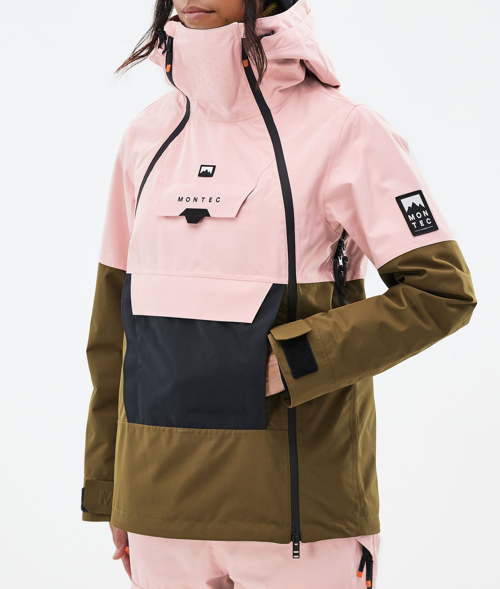 Montec Doom W Skijacke Damen Soft Pink/Black/Fatigue, Bild 8 von 11