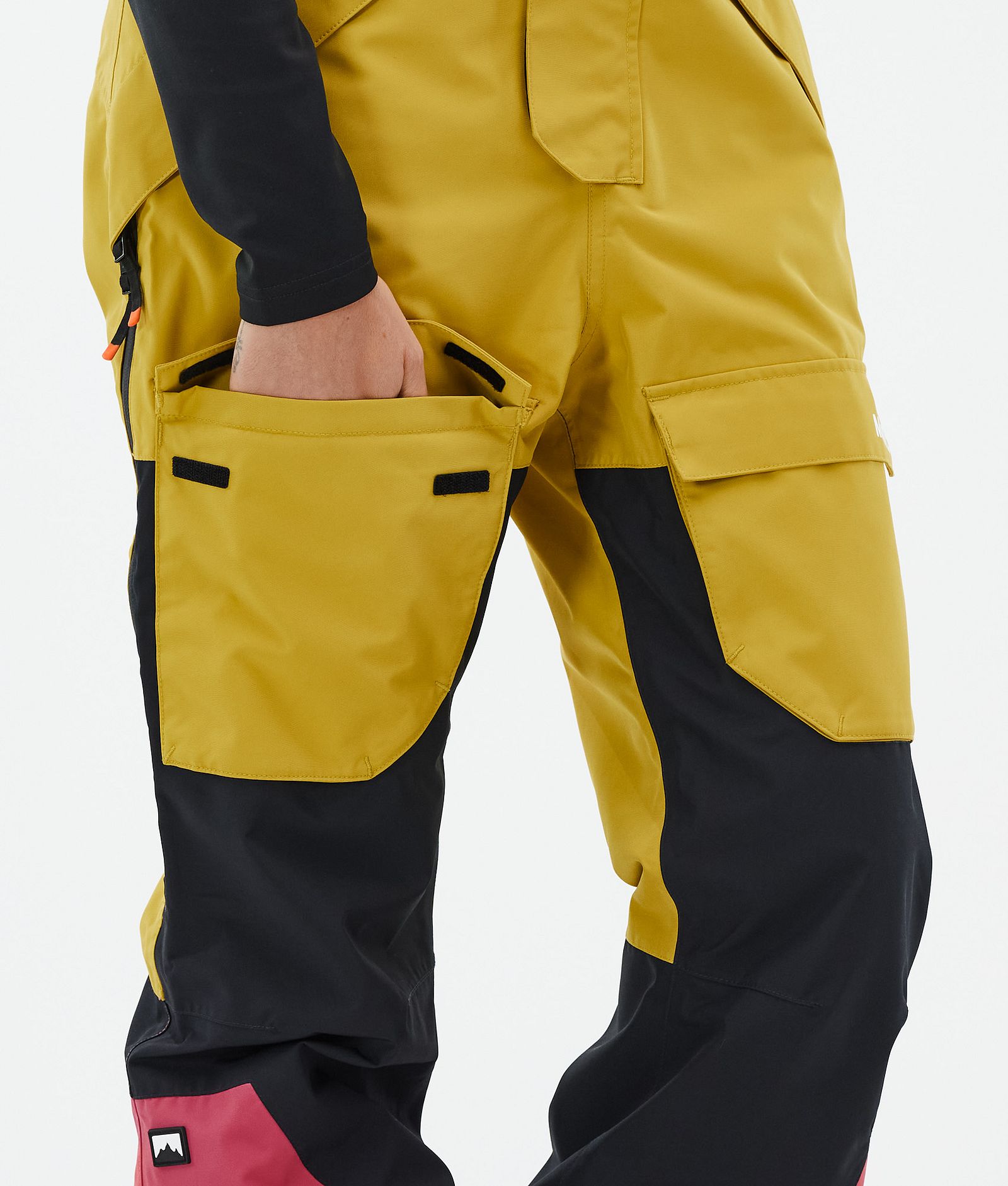 Montec Fawk W Skihose Damen Yellow/Black/Light Red, Bild 7 von 7