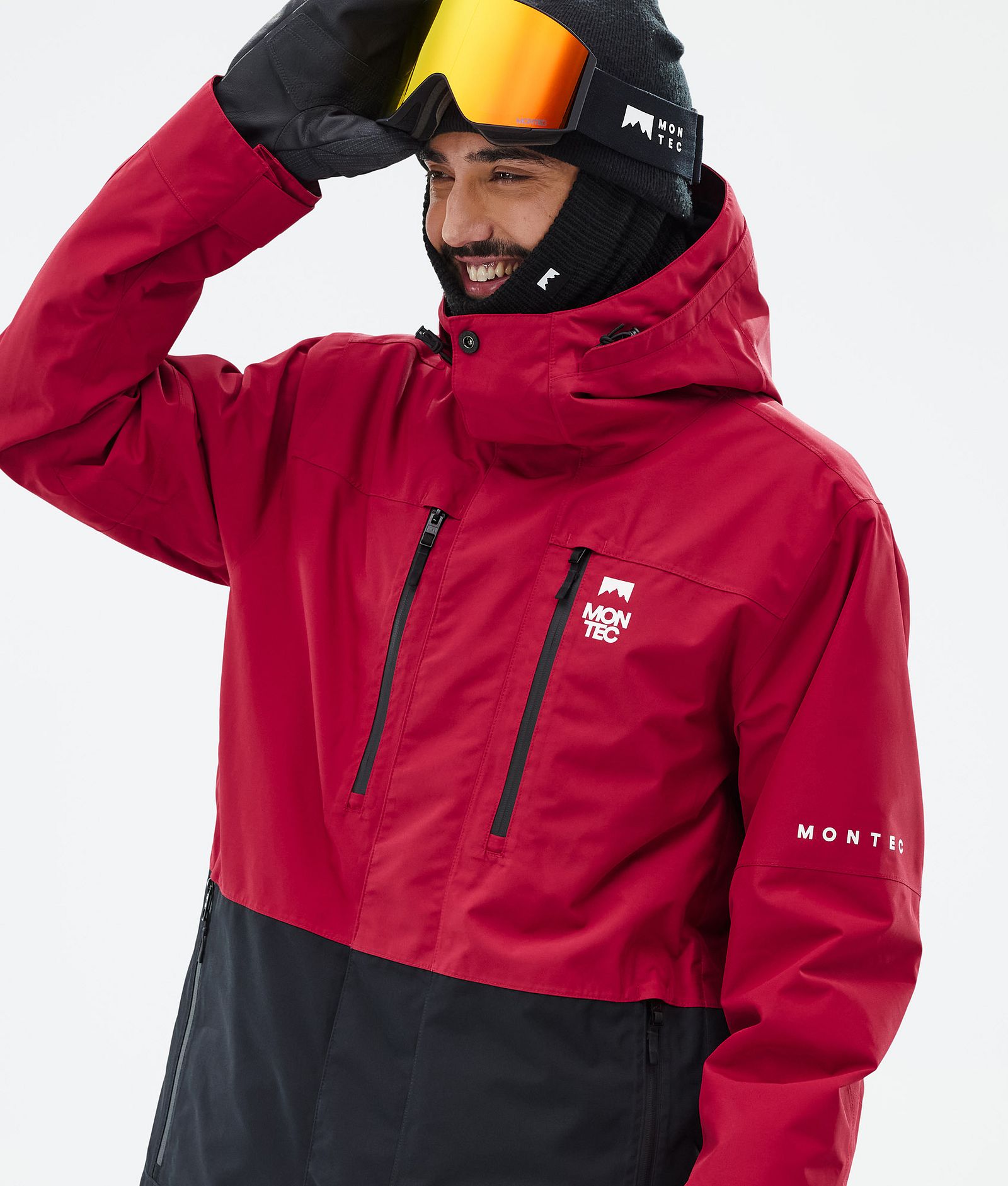 Montec Fawk Snowboardjacke Herren Deep Red/Black, Bild 2 von 10