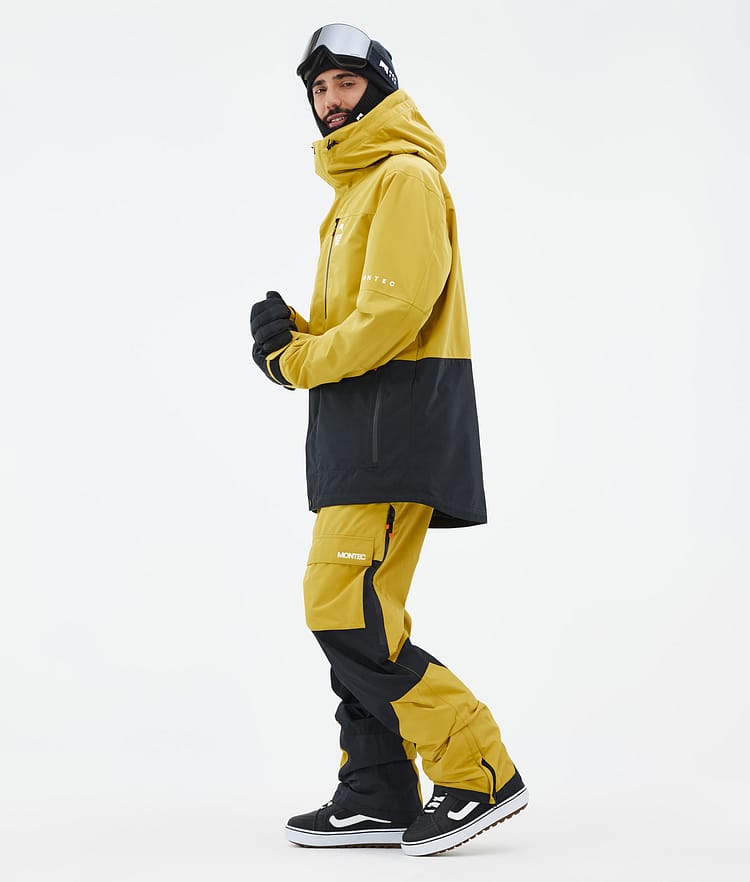 Montec Fawk Snowboardjacke Herren Yellow/Black, Bild 4 von 10