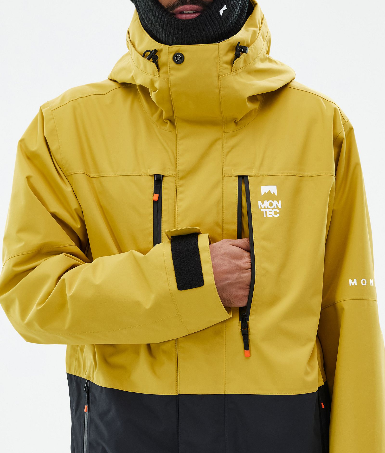 Montec Fawk Snowboardjacke Herren Yellow/Black, Bild 9 von 10