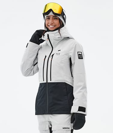 Montec Moss W Snowboardjacke Light Grey/Black