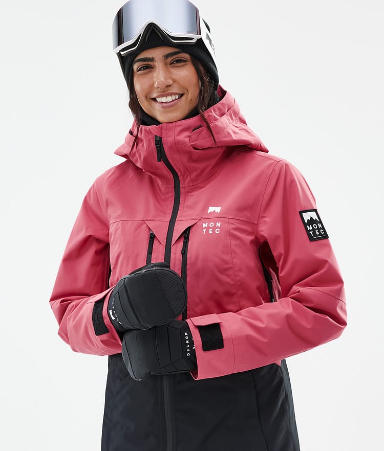 Montec Moss W Snowboardjacke Damen Light Red/Black, Bild 2 von 10