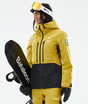 Montec Moss W Snowboardjacke Yellow/Black