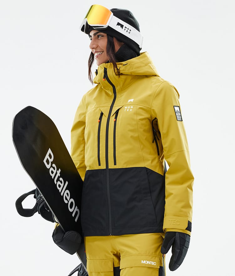 Montec Moss W Snowboardjacke Damen Yellow/Black, Bild 1 von 10