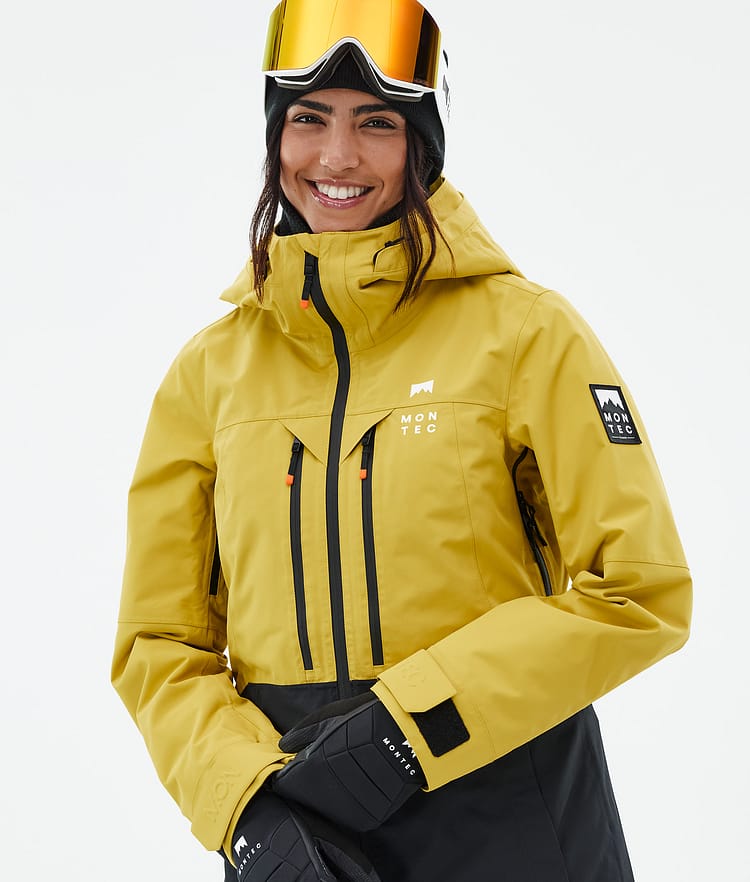 Montec Moss W Snowboardjacke Damen Yellow/Black, Bild 2 von 10