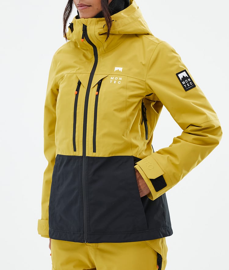 Montec Moss W Snowboardjacke Damen Yellow/Black, Bild 8 von 10