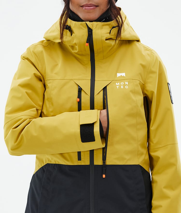 Montec Moss W Snowboardjacke Damen Yellow/Black, Bild 9 von 10