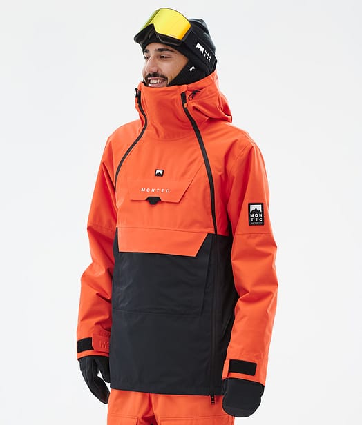 Montec Doom Skijacke Herren Orange/Black