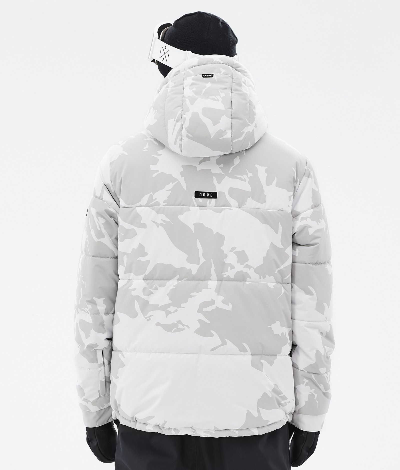 Dope Puffer Full Zip Skijacke Herren Grey Camo, Bild 6 von 9