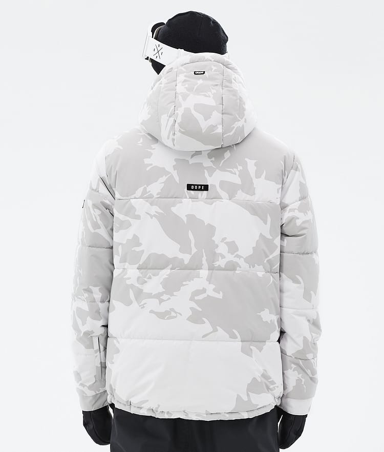 Dope Puffer Full Zip Snowboardjacke Herren Grey Camo, Bild 6 von 9