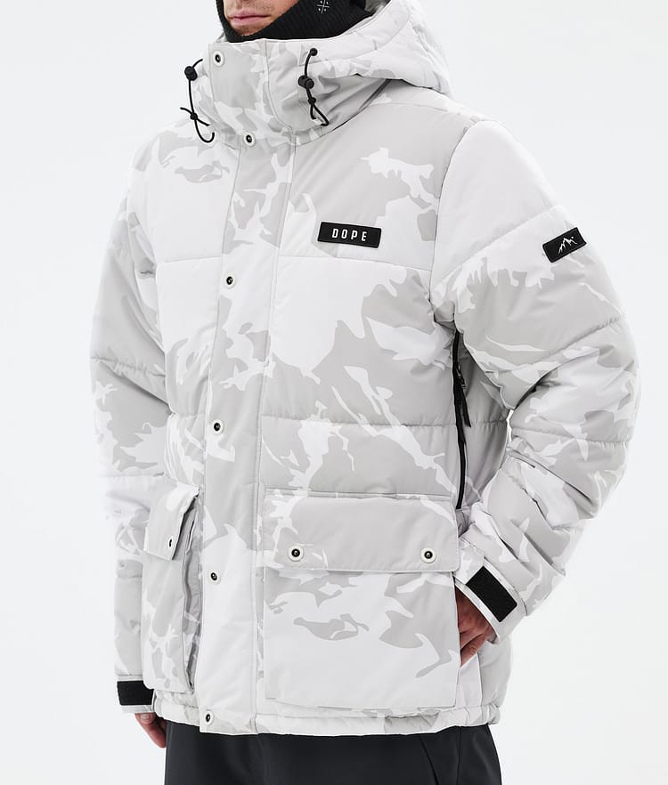 Dope Puffer Full Zip Skijacke Herren Grey Camo, Bild 7 von 9