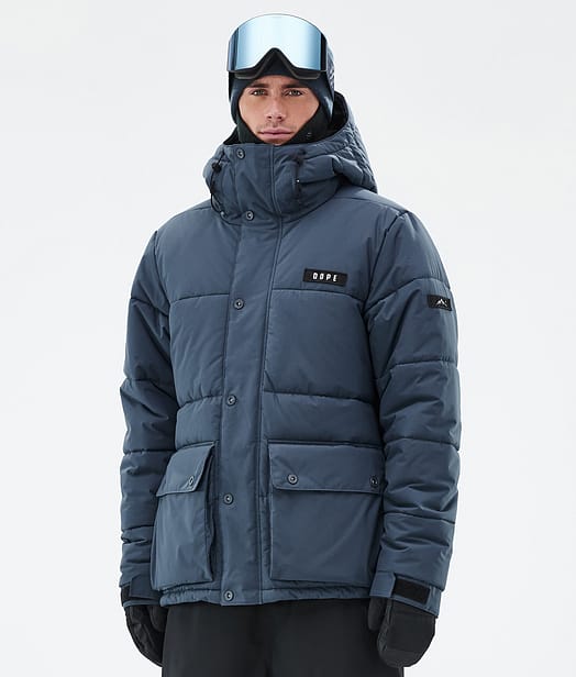 Dope Puffer Full Zip 24 Skijacke Herren Metal Blue