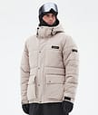 Dope Puffer Full Zip Snowboardjacke Herren Sand