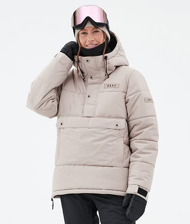 Dope Puffer W Snowboardjacke Sand