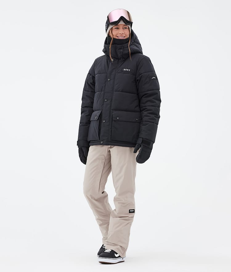 Dope Puffer W Full Zip Snowboardjacke Damen Black, Bild 2 von 9