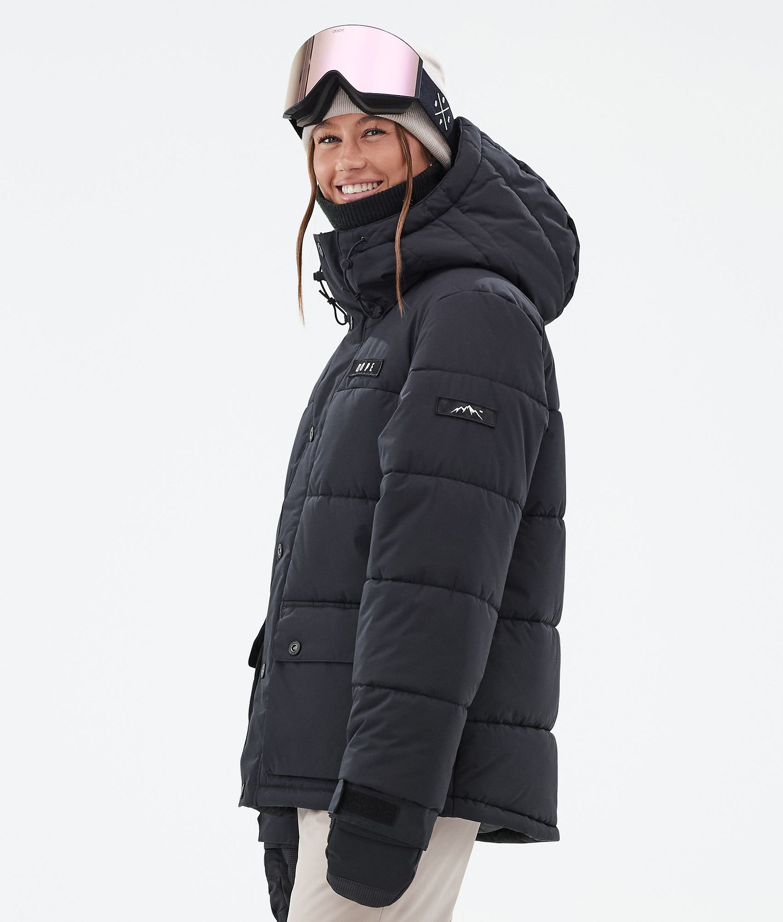 Dope Puffer W Full Zip Skijacke Damen Black, Bild 5 von 9