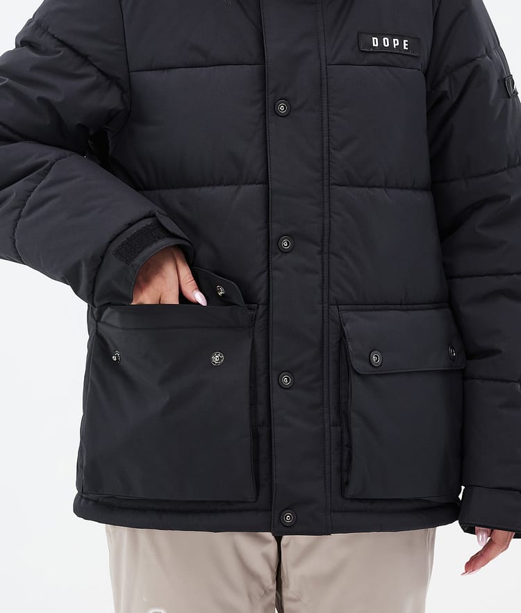 Dope Puffer W Full Zip Snowboardjacke Damen Black, Bild 8 von 9