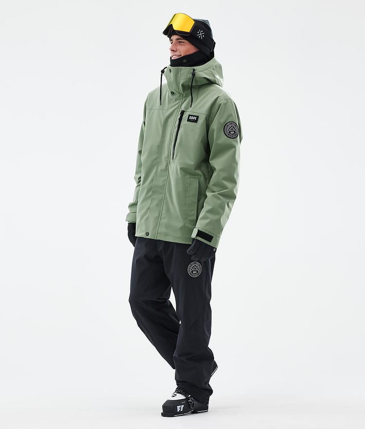 Dope Blizzard Full Zip Skijacke Herren Moss Green, Bild 2 von 9