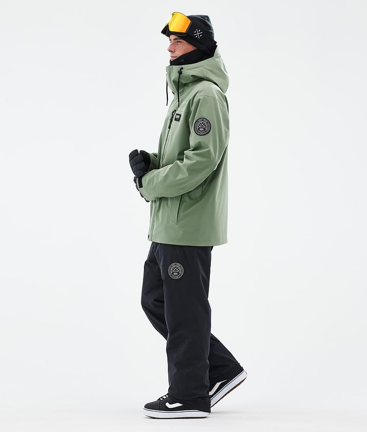 Dope Blizzard Full Zip Snowboardjacke Herren Moss Green, Bild 3 von 9