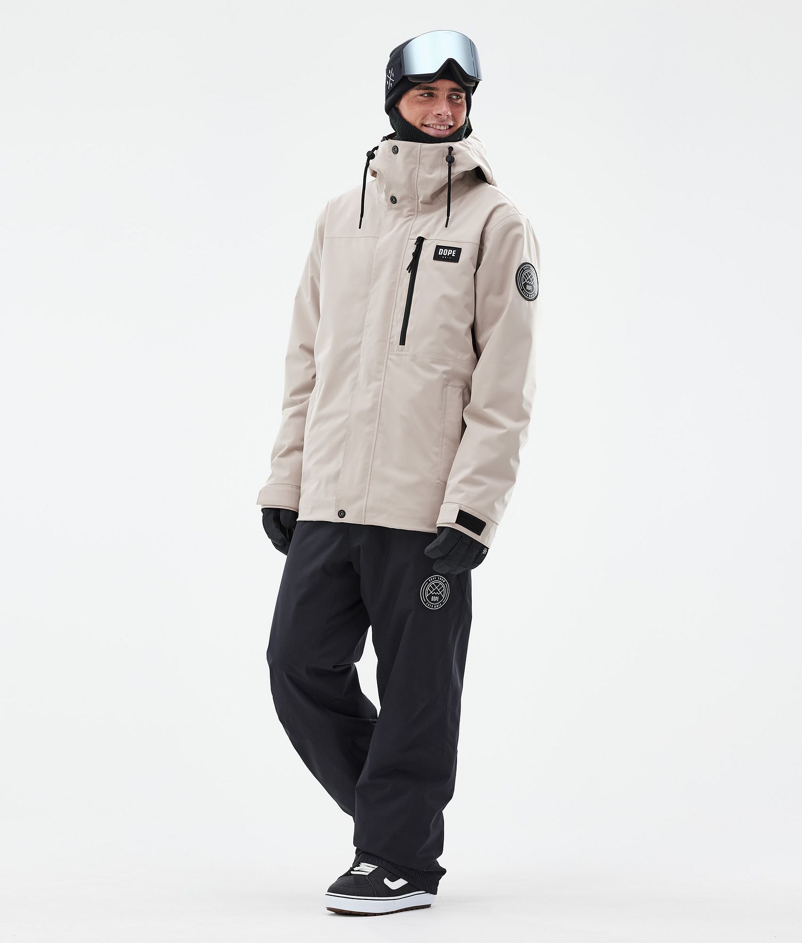 Dope Blizzard Full Zip Snowboardjacke Herren Sand, Bild 2 von 9