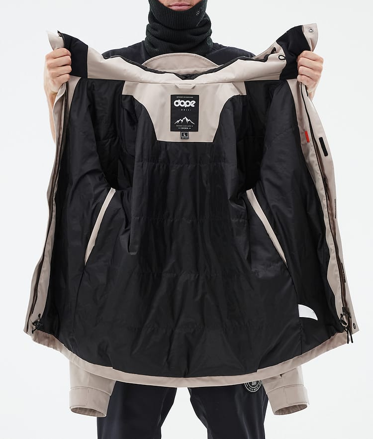 Dope Blizzard Full Zip 24 Skijacke Herren Sand, Bild 9 von 9
