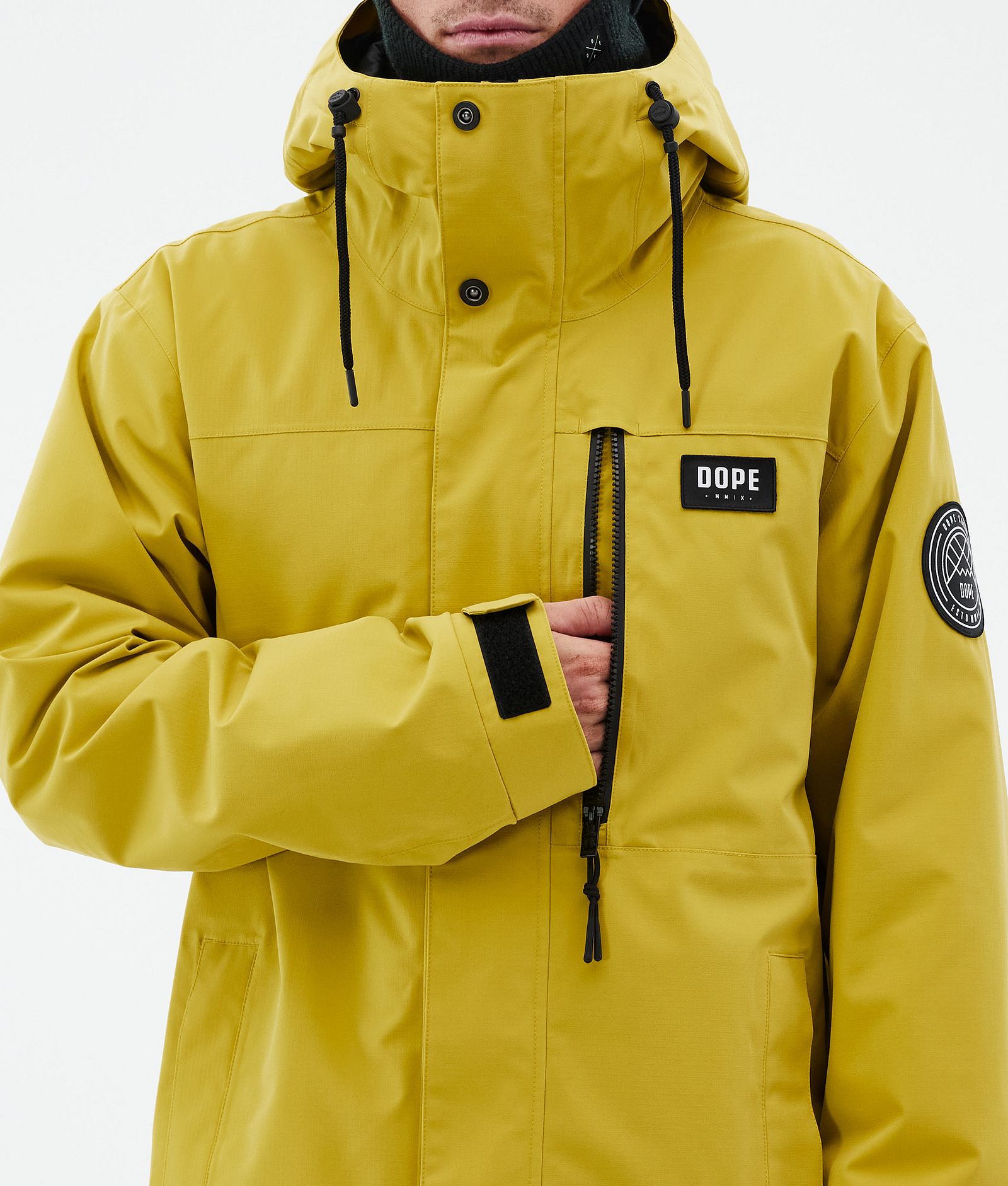 Dope Blizzard Full Zip Snowboardjacke Herren Yellow, Bild 8 von 9