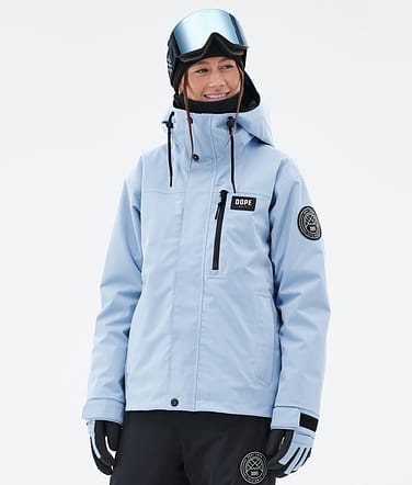 Dope Blizzard W Full Zip Snowboardjacke Light Blue