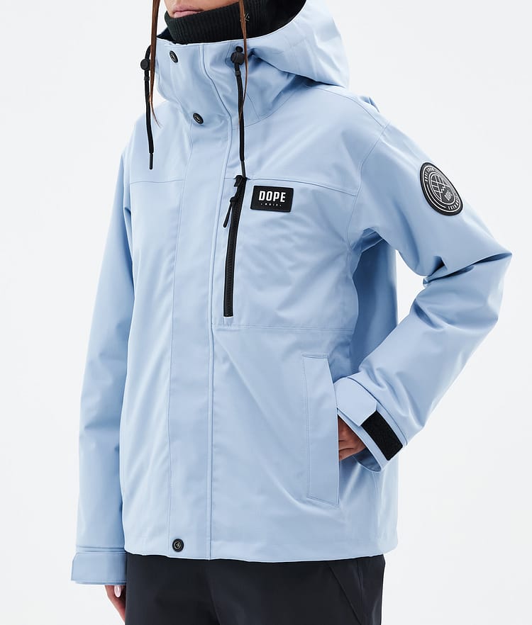 Dope Blizzard W Full Zip Snowboardjacke Damen Light Blue, Bild 7 von 9