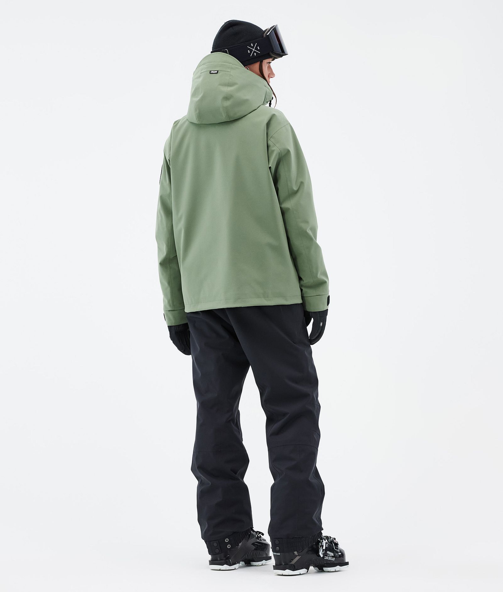 Dope Blizzard W Full Zip Skijacke Damen Moss Green, Bild 4 von 9