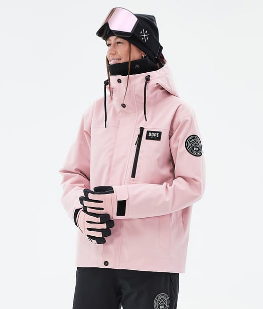 Dope Blizzard W Full Zip Skijacke Damen Soft Pink