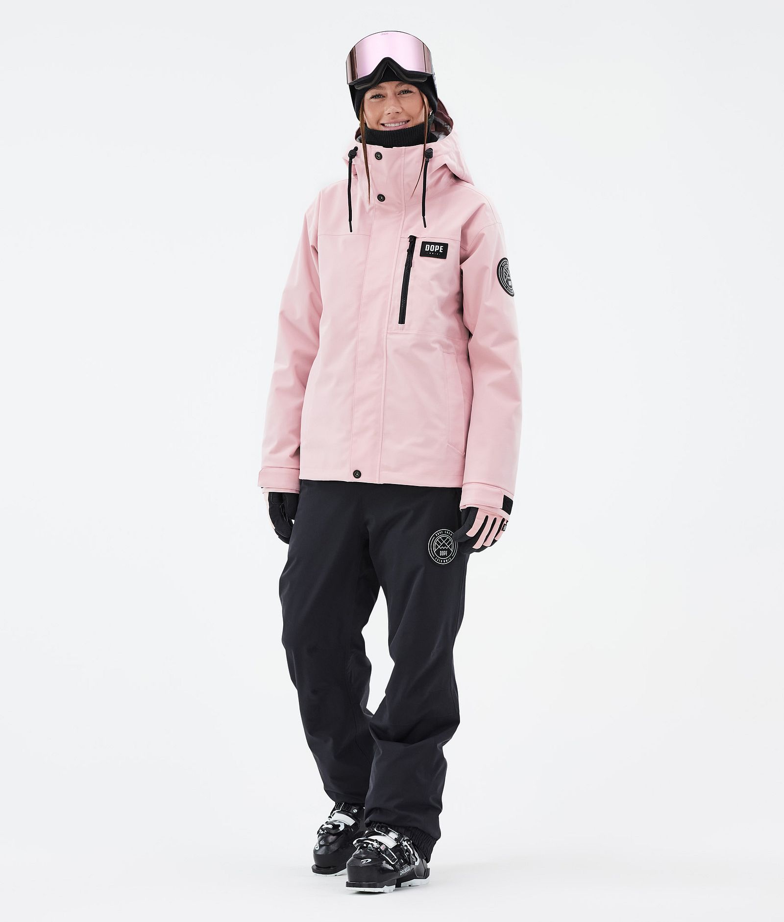 Dope Blizzard W Full Zip Skijacke Damen Soft Pink, Bild 2 von 9