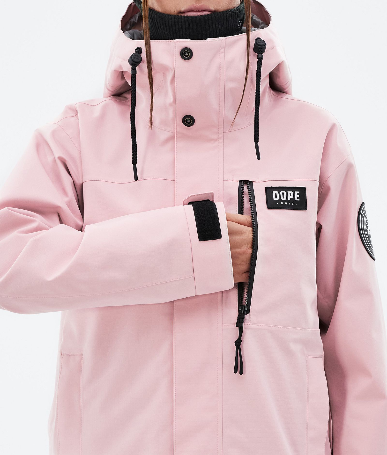 Dope Blizzard W Full Zip Snowboardjacke Damen Soft Pink, Bild 8 von 9