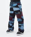 Dope Blizzard Snowboardhose Herren Shards Burgundy Blue