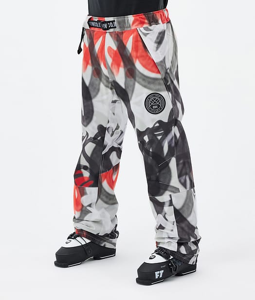 Dope Blizzard 2024 Skihose Herren Spray Black Red