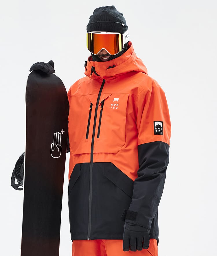 Montec Arch Snowboardjacke Herren Orange/Black, Bild 1 von 10