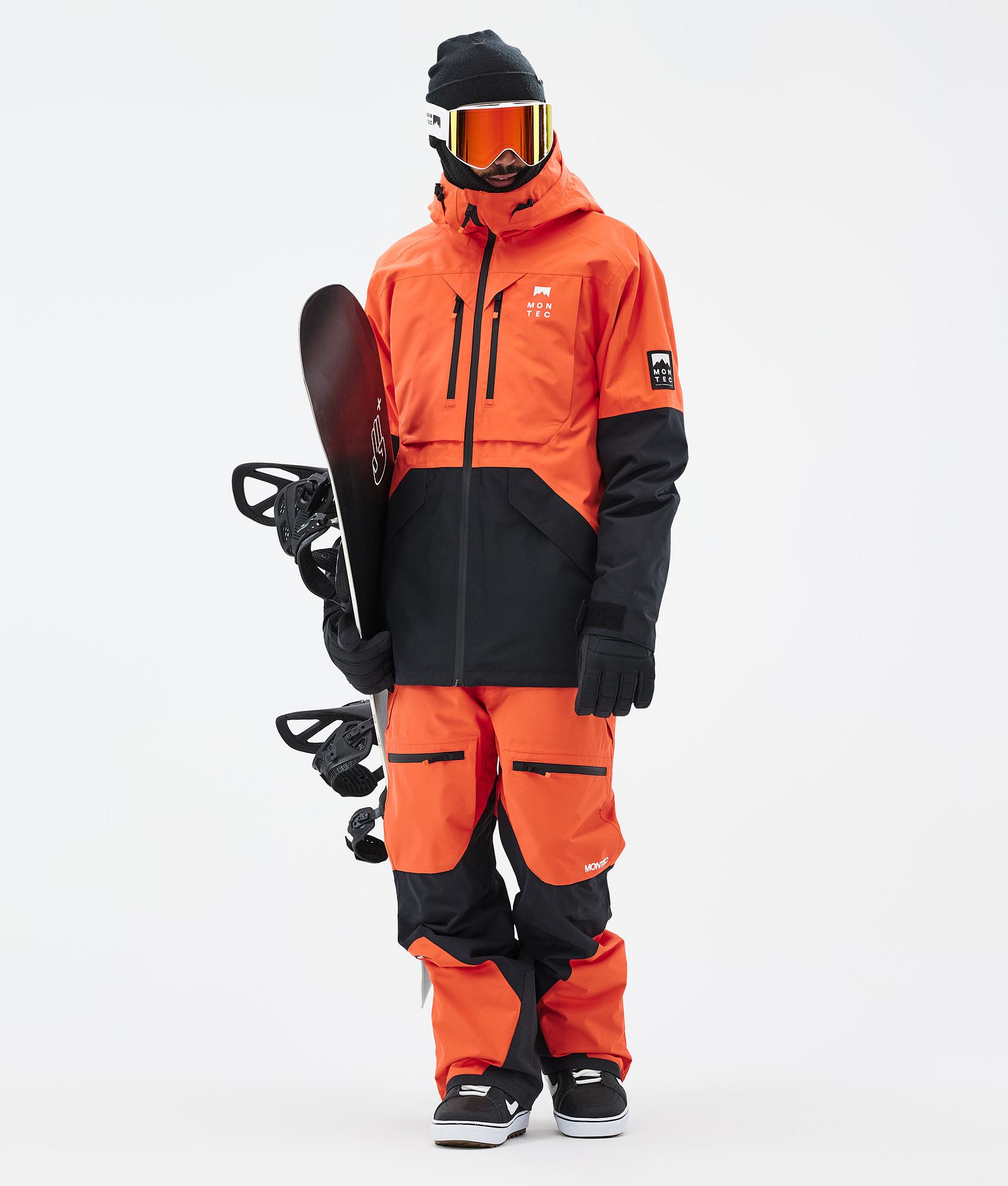 Montec Arch Snowboardjacke Herren Orange/Black, Bild 3 von 10