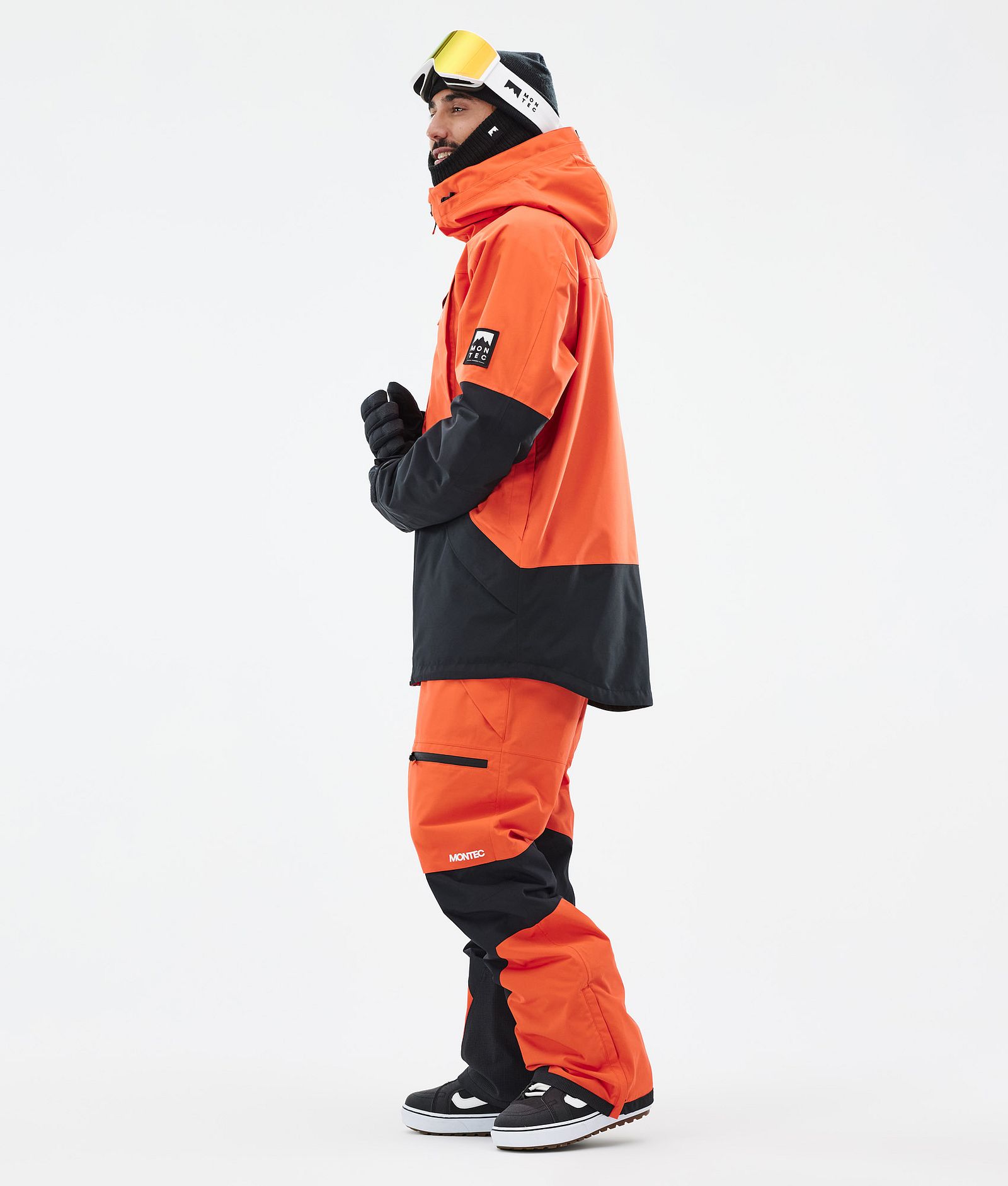 Montec Arch Snowboardjacke Herren Orange/Black, Bild 4 von 10