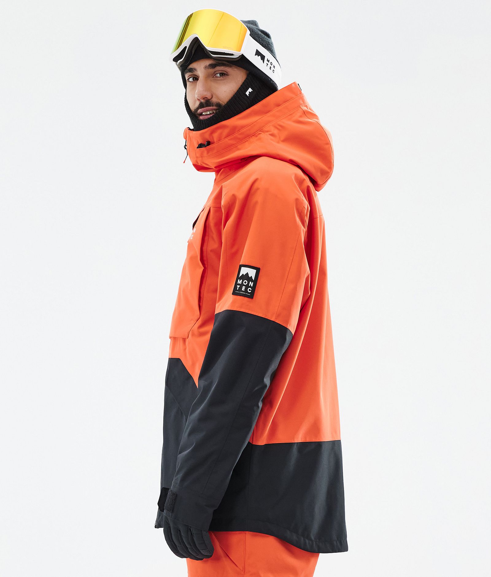 Montec Arch Snowboardjacke Herren Orange/Black, Bild 6 von 10