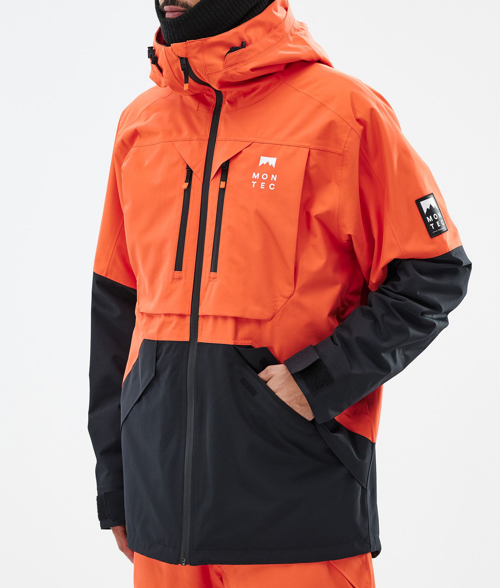 Montec Arch Skijacke Herren Orange/Black, Bild 8 von 10