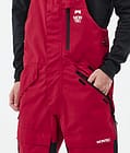 Montec Fawk Snowboardhose Herren Deep Red/Black, Bild 5 von 7