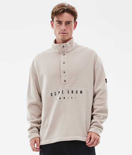 Dope Comfy Fleecepullover Herren Sand