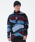 Dope Comfy Fleecepullover Herren Shards Burgundy Blue, Bild 1 von 6