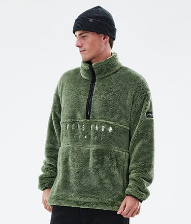 Dope Pile Fleecepullover Herren Moss Green