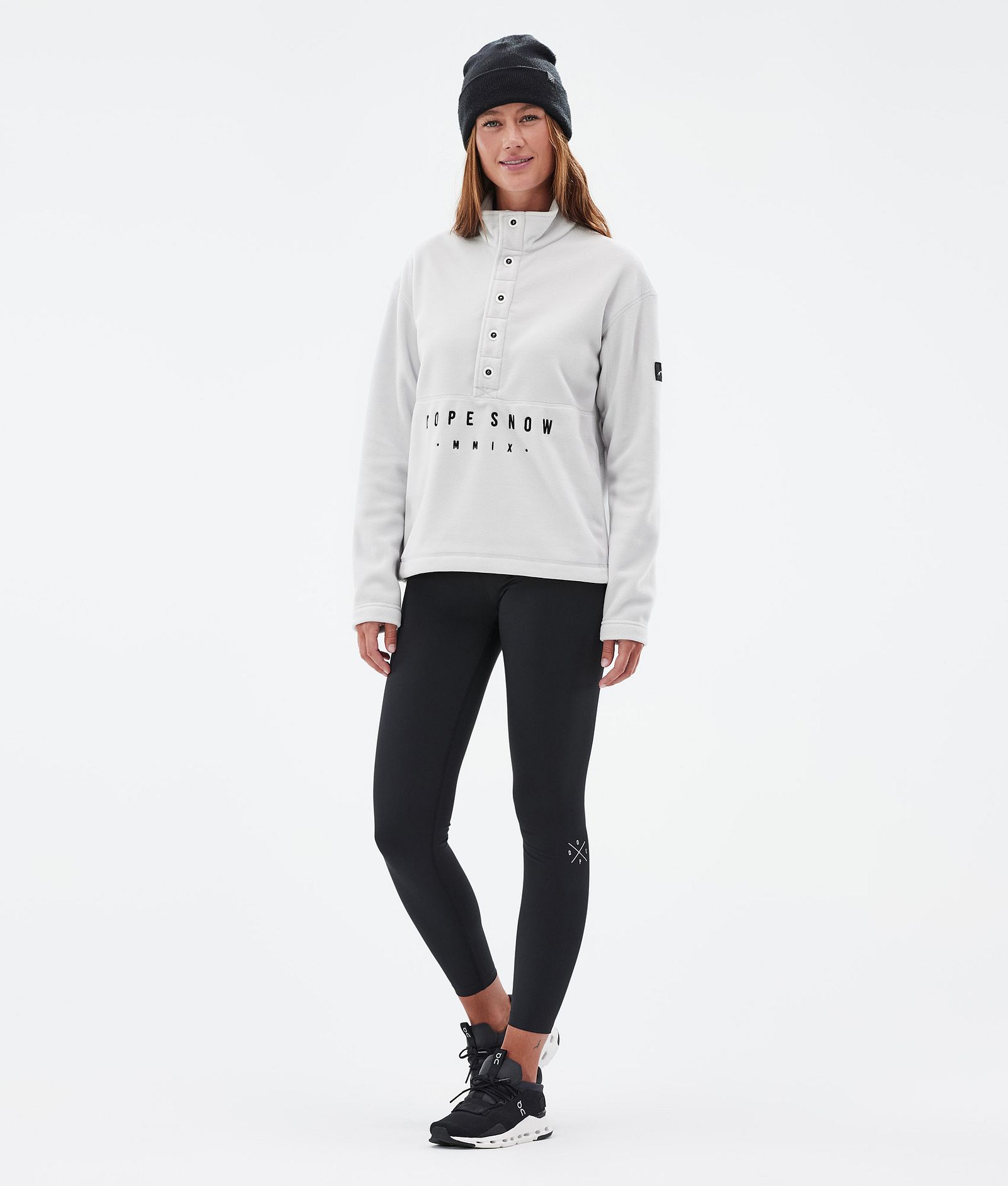 Dope Comfy W Fleecepullover Damen Light Grey, Bild 3 von 6