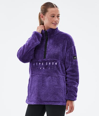 Dope Pile W Fleecepullover Damen Vivid Purple