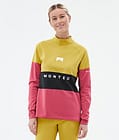 Montec Alpha W Funktionsshirt Damen Yellow/Black/Light Red, Bild 1 von 5