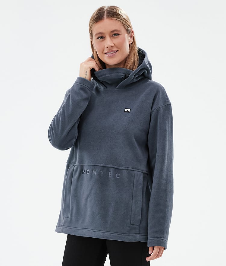 Montec Delta W Fleece Hoodie Damen Metal Blue, Bild 1 von 7