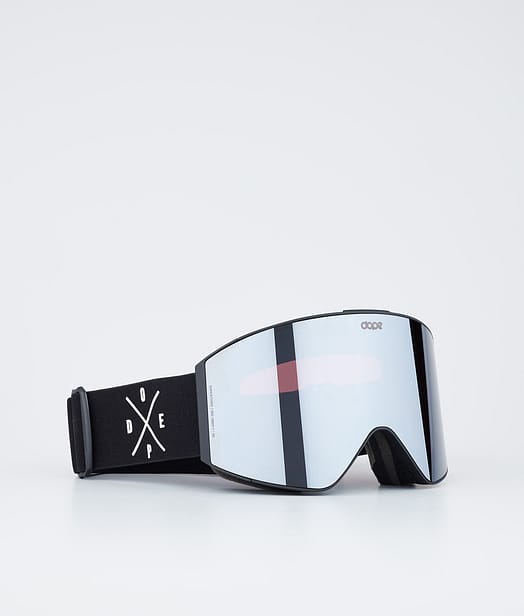 Dope Sight Skibrille Black/Silver Mirror