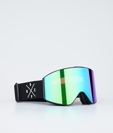 Dope Sight Skibrille Black/Green Mirror